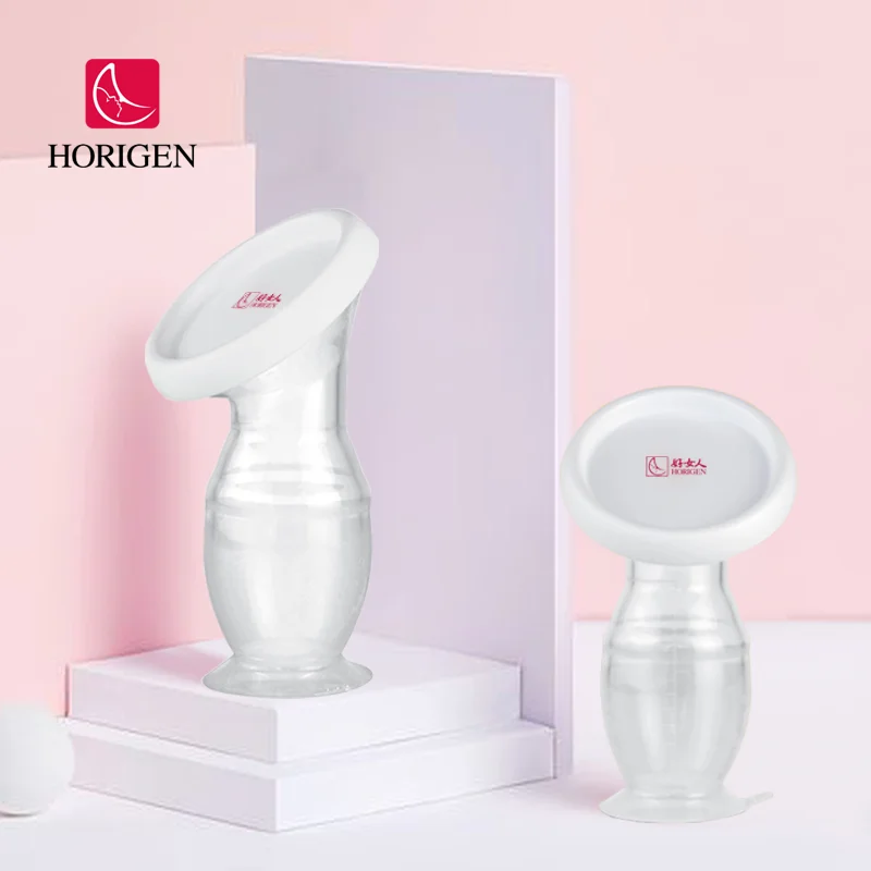 manual silicone breast pump hand use comfortable breastfeeding pump liquid breast milk collector
