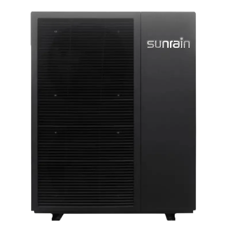 Sunrain 10kw 12KW 18KW 220V 50HZ Full DC Inverter EVI R290 A+++ WIFI Heating Cooling And Domestic Hot Water Monoblock Heat Pump