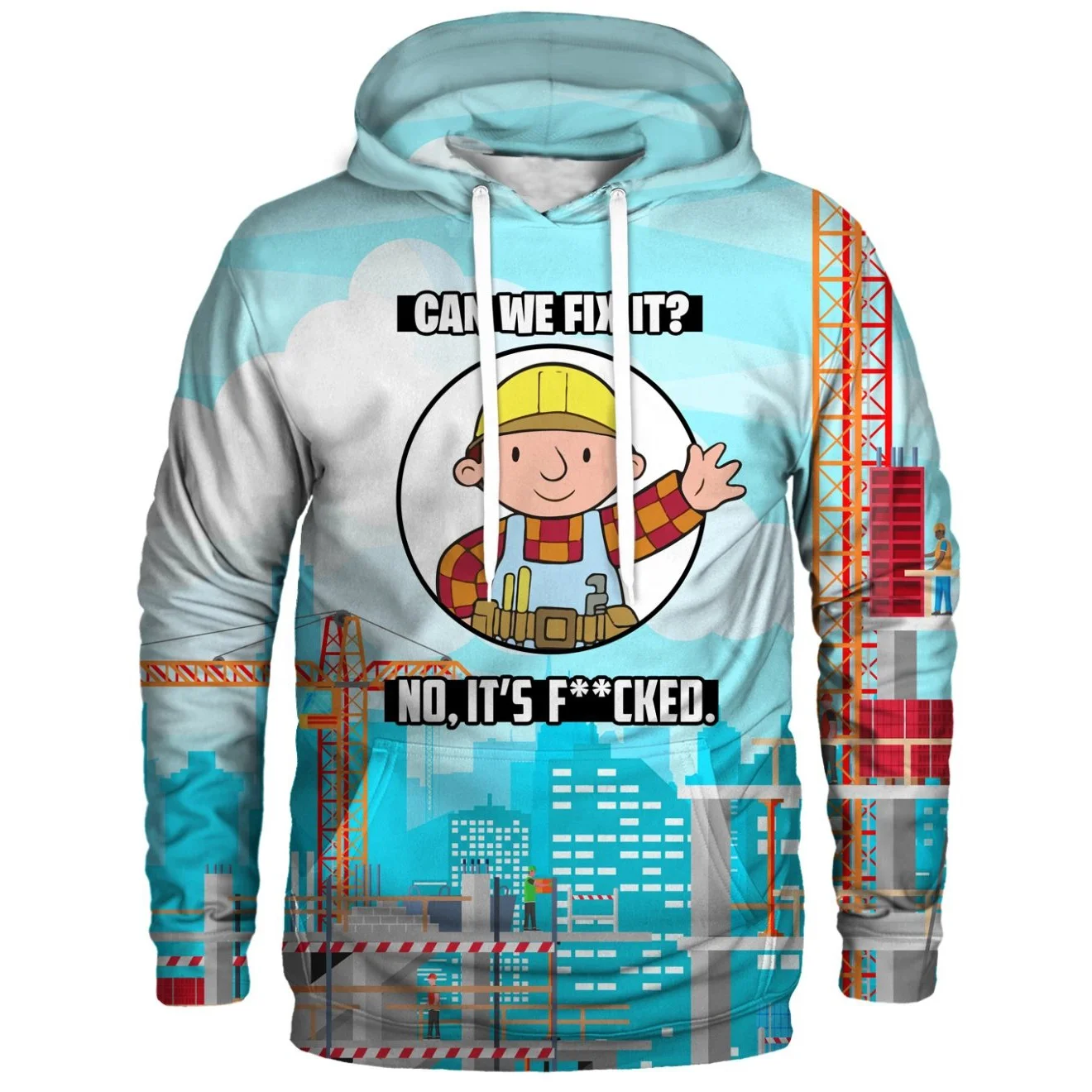 OEM Service Full Sublimation Printing Hoodie Casual Sportswear Long Sleeve Oversize Pullover Hoodie