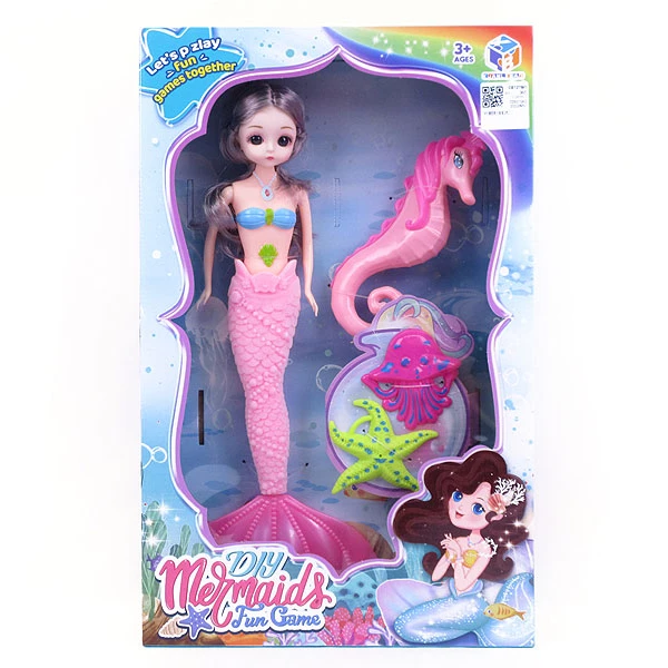 Wholesale Kids Girls Gift toys 14 inch vinyl fashion doll baby mini mermaid doll toy for sale