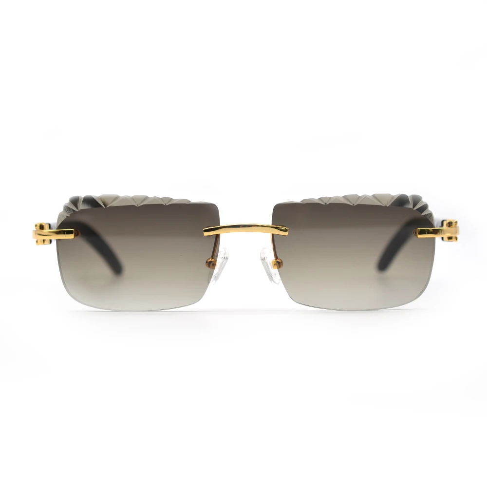 Sifier custom shades 2023 small women luxury fashion sun glasses trendy rectangle frameless sunglasses vendor