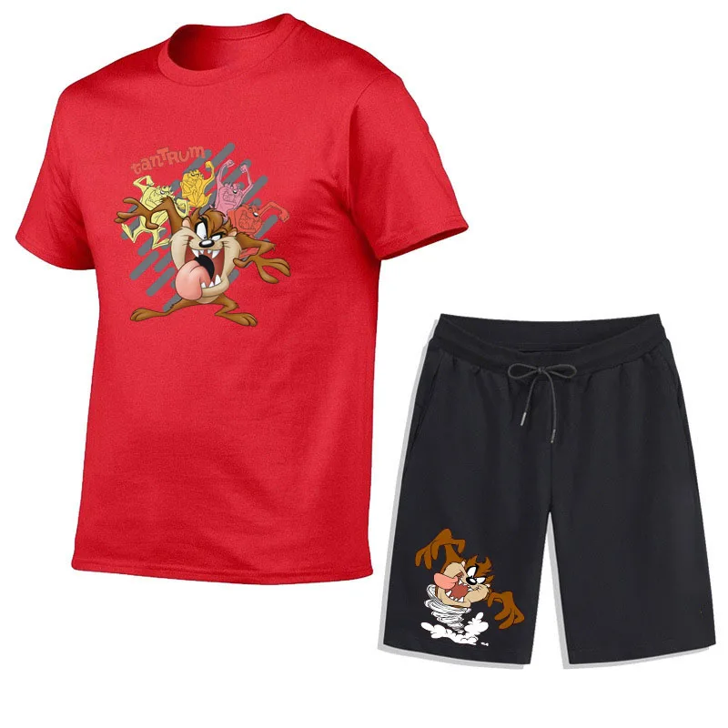 Однотонная футболка и шорты 2021, комплект из 2 предметов, мужской комплект из 100% хлопка и шорт с индивидуальным логотипом