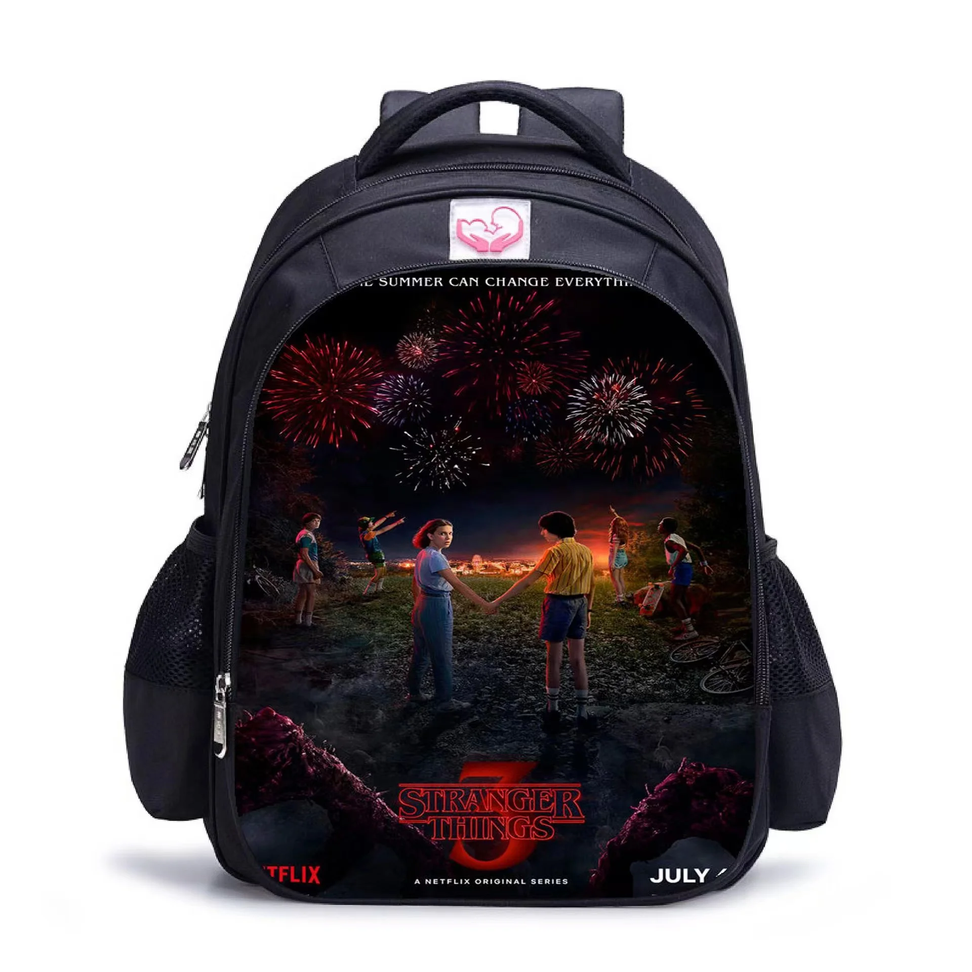 Wholesale Teen School Backpack Waterproof Oxford Durable Black Student Back