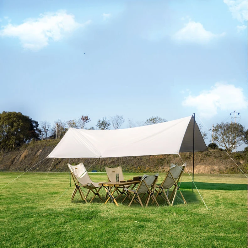 Hot Sale Waterproof Outdoor Camping Tarp Tent Travel Portable Awning Multifunction Anti Uv Beach Tent Sunshade Canopy