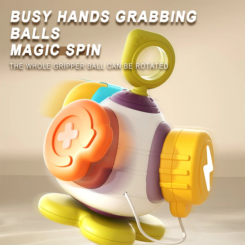 Entertaining Developing Motor Toys Busy Ball Baby Montessori Sensory Toys Silicone Teething Toys for Toddlers