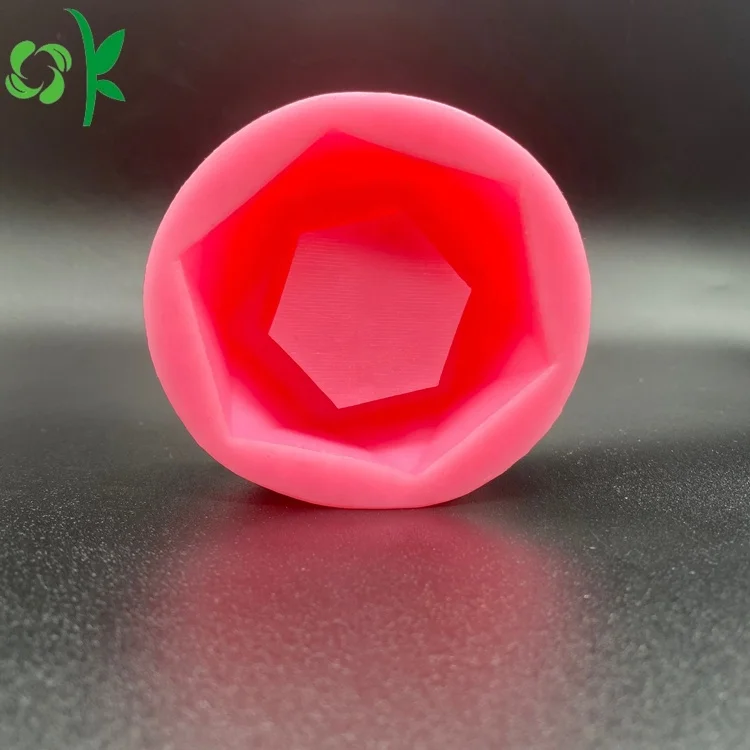 OKSILICONE Silicone Concrete Clay Pots Mold Planter Silicone Mould Table Crafts Making Flower Pot Molds for Home Decoration