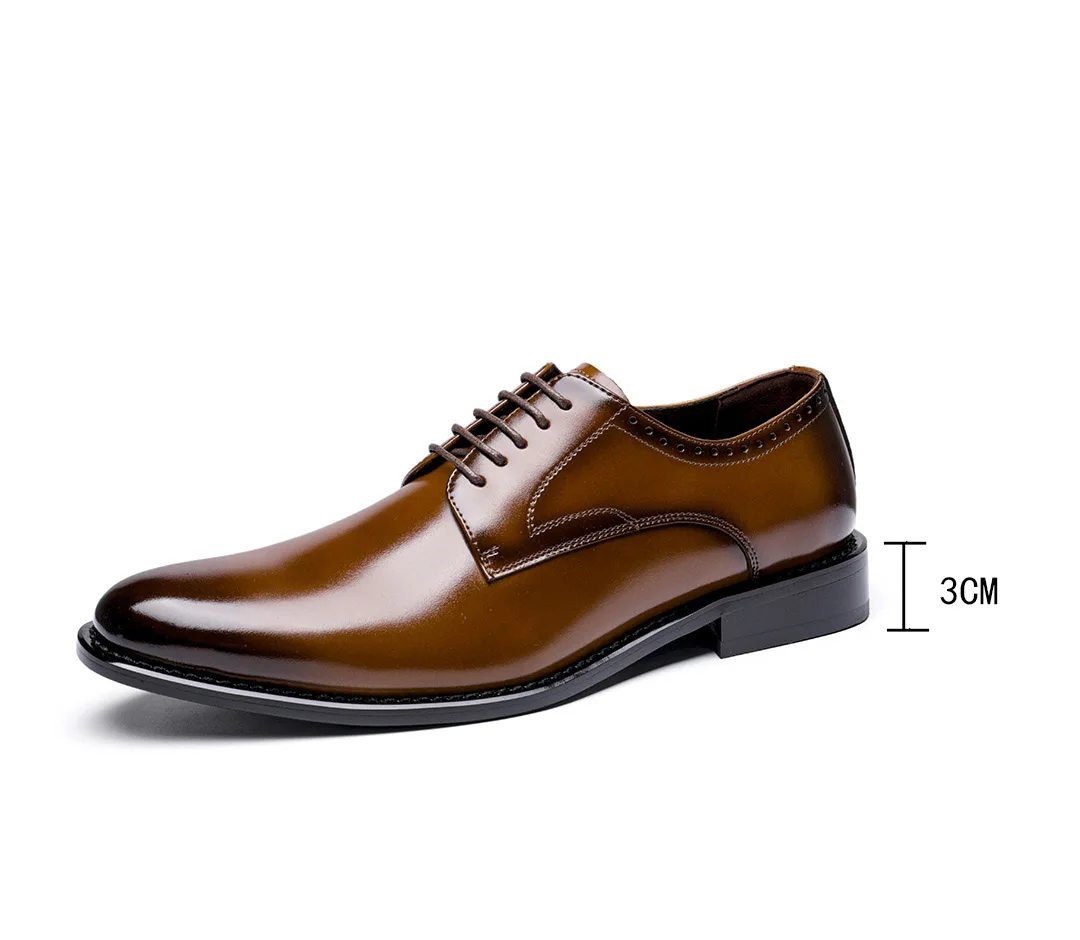 Мужские Формальные классические дизайнерские оксфорды на шнуровке, офисные классические туфли