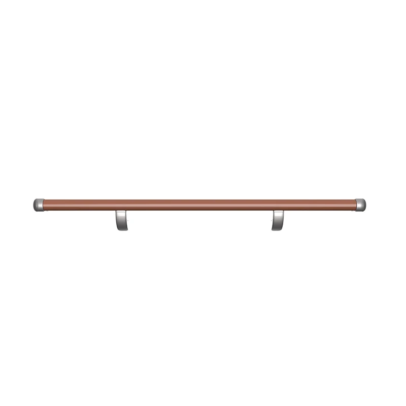 China supplier Railing Curved Hospital Corridor Plastic Round PVC Handrails With Slot