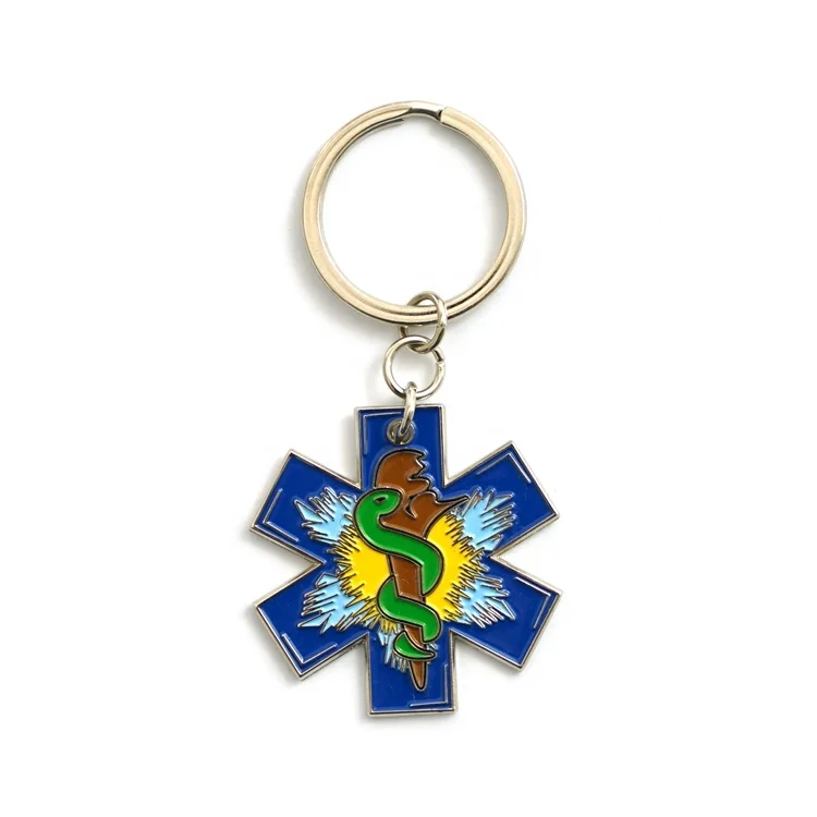 China Personalized Logo Keychain Shape Car Stainless Steel Llaveros Custom Enamel Anime Metal Keychains
