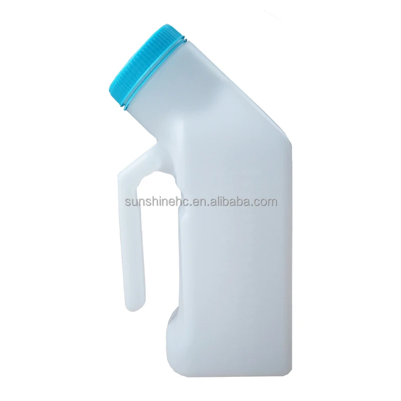 Plastic Pee Bottles for Hospitals Travel Urinals for Men Urine Jar Spill Proof Portable Urinal Bottle for Men and Elderly DL331