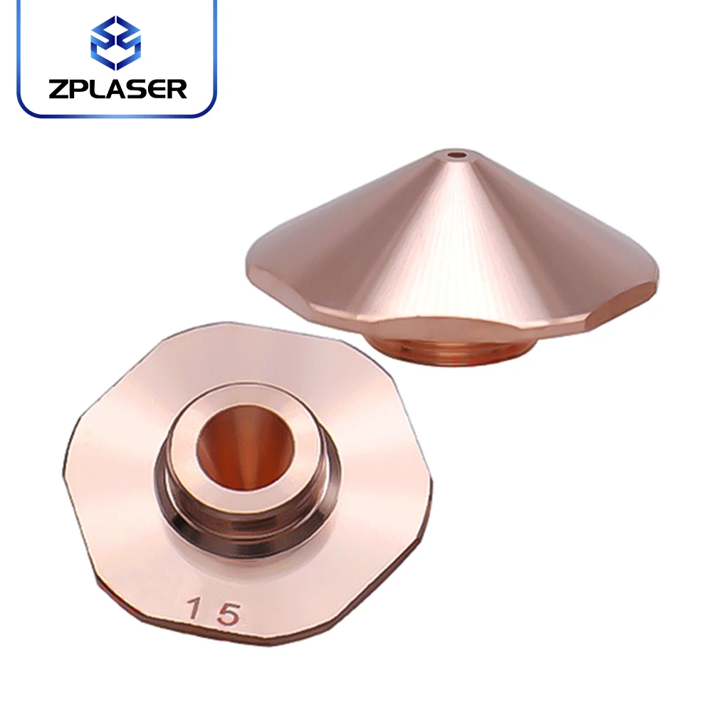 [High-quality] ZPLASER Optical Fiber laser equipment parts red copper M14 D32 Bodor laser cutting nozzle protective cover