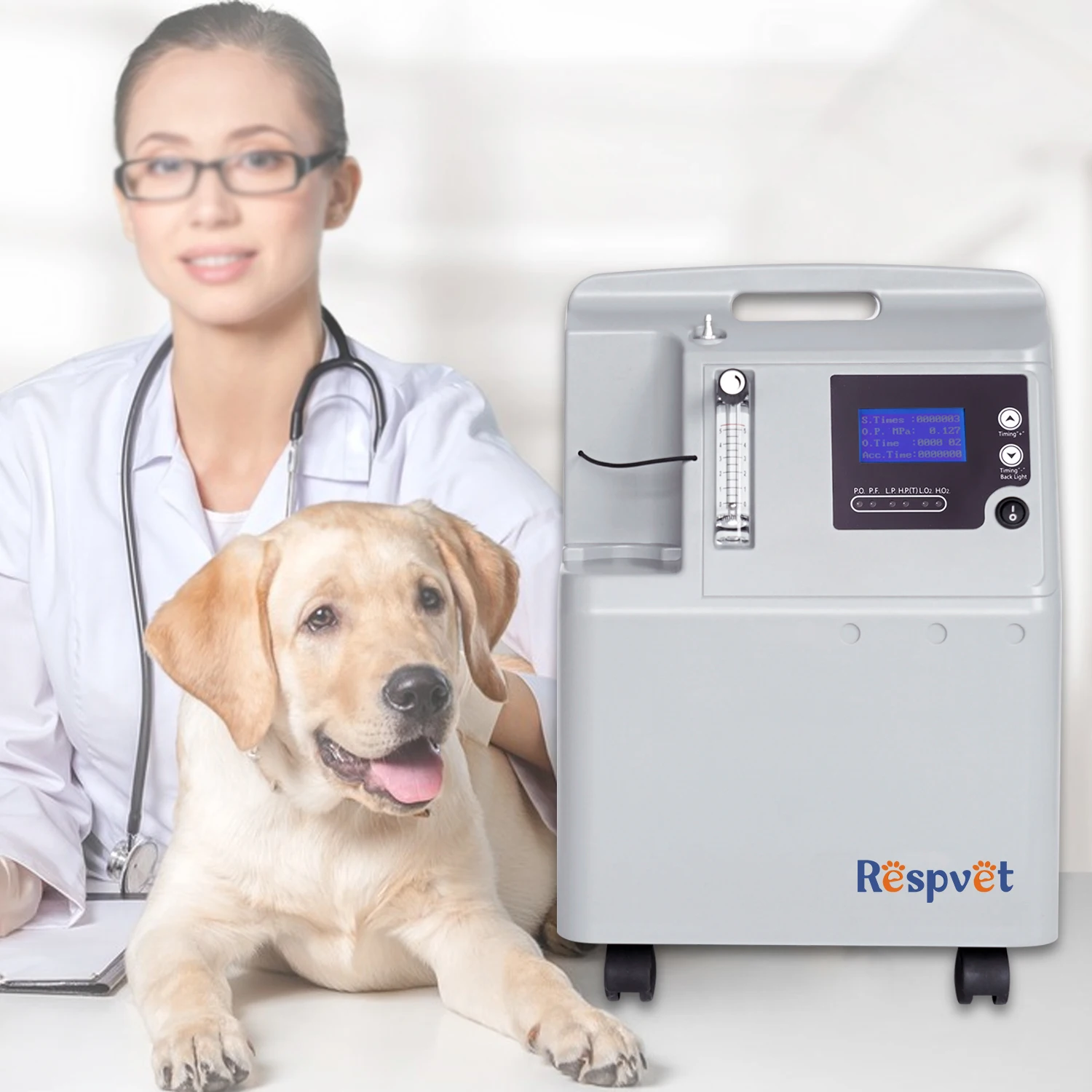 Medical Portable Oxygen Apparatus 5L Oxygen Concentrator For Small Animals