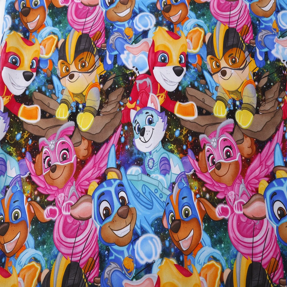 Newest Product Digital Printing On Fabric Cute Cartoon Animals Design Printed 100% Pure Cotton Poplin Fabric