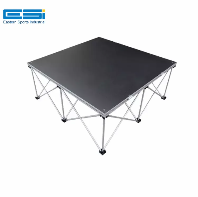 Сценический переносной выставочный стол ESI -Aluminum портативный сценический дисплей фермы уличная Складная сценическая платформа