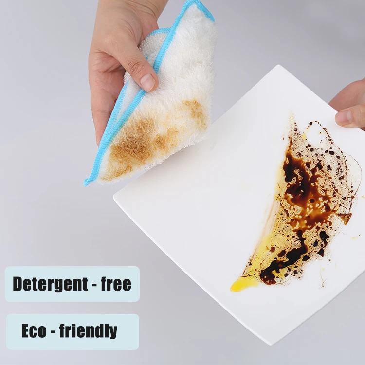 Тряпки для посуды из бамбукового волокна машинная стирка товары уборки дома кухонные принадлежности салфетка полотенец