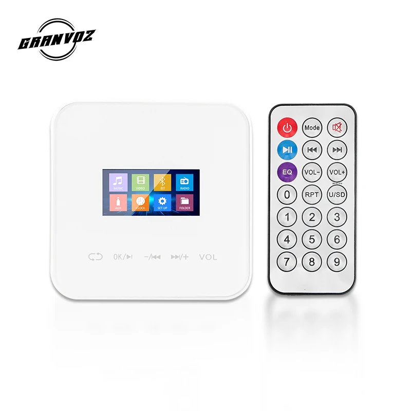 Wall Mounted Stereo Home Sound System  Android  touch screen 4*25W mini wireless blu tooth wall amplifier