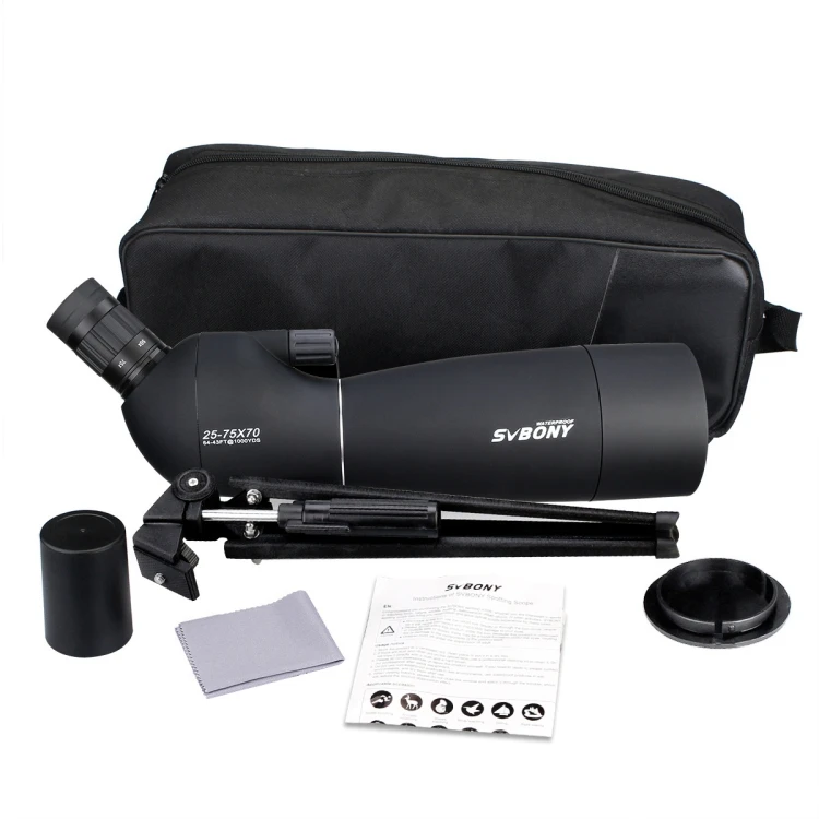 For SVBONY SV28 25-75x70 IP65 Waterproof Bird Scope, Style: Normal 21mm Eyepiece