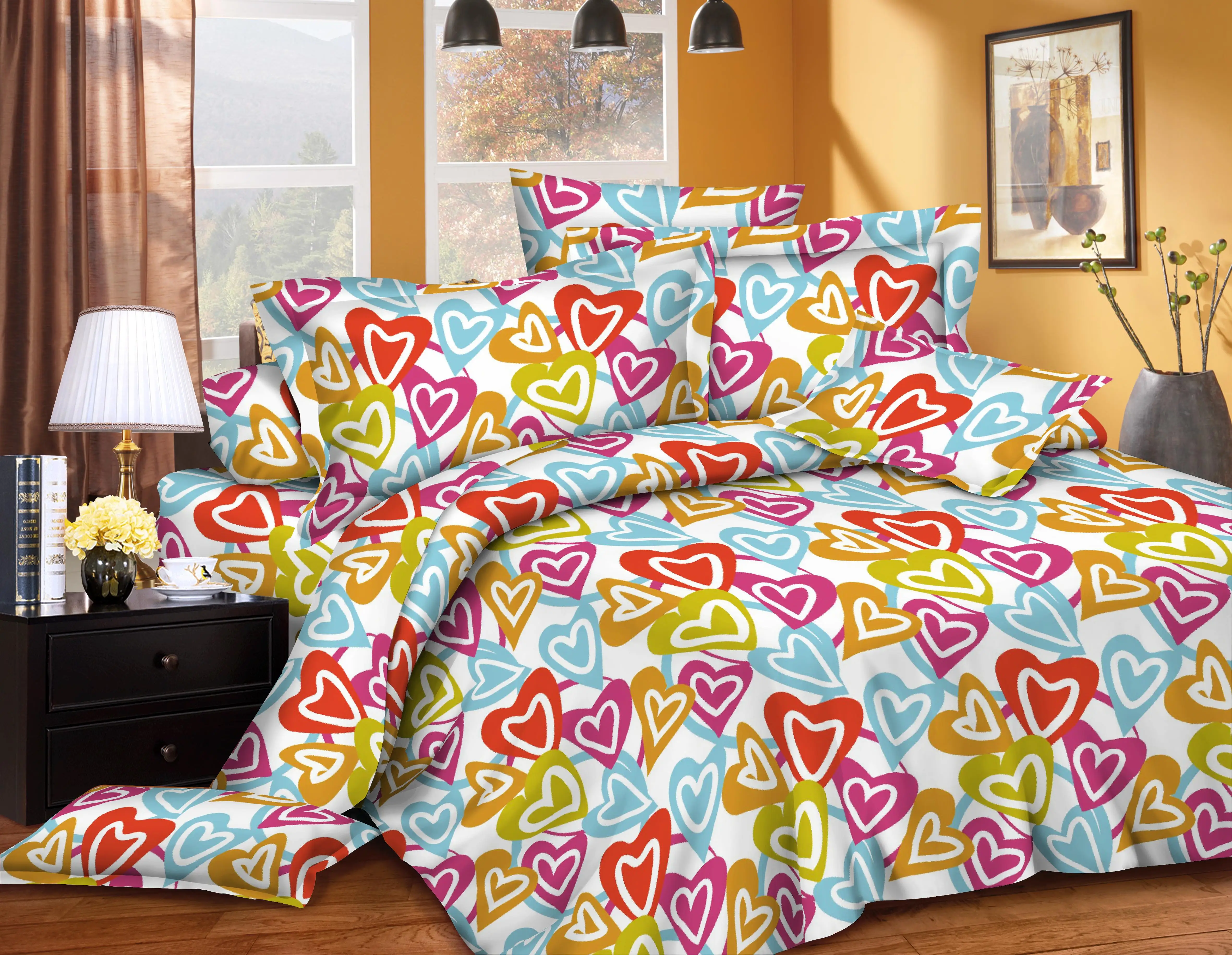 Microfiber disperse printing bed sheet fabric 100% polyester alibaba supplier with competitive prices