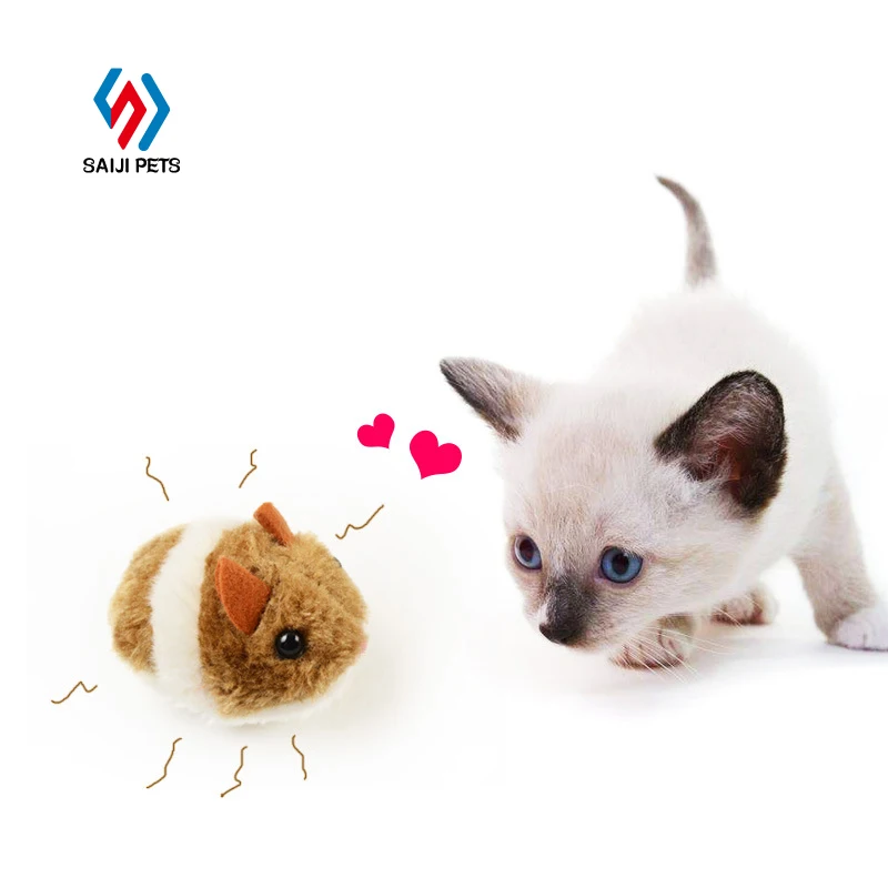 Оптовая продажа по заводской цене, плюшевая мышь в форме домашних животных, кошек, Когтеточка, игрушка, пищалка, Интерактивная мышь для бега, игрушки для кошек