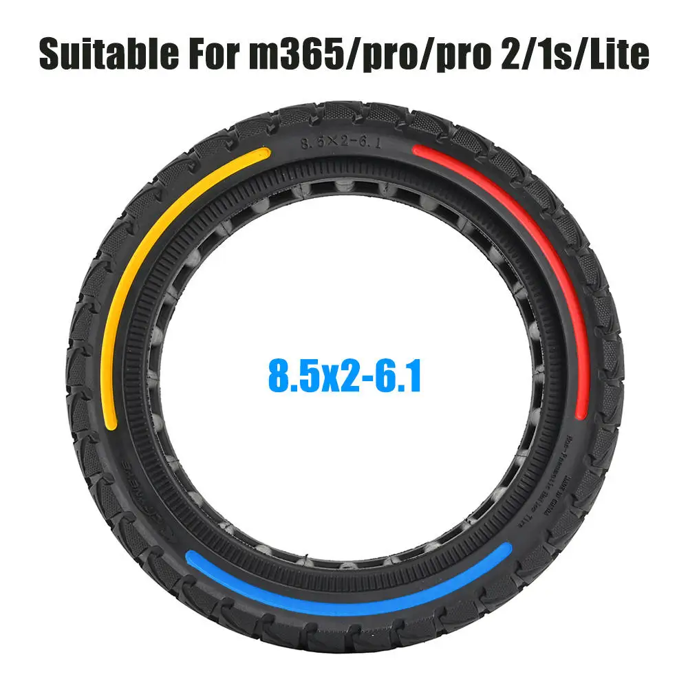 Новый дизайн 8 5 дюймов внедорожная резиновая однотонная шина для Xiaomi M365/pro/1s/Lite/pro2/mi4/4 Pro ninebot колеса электрического скутера