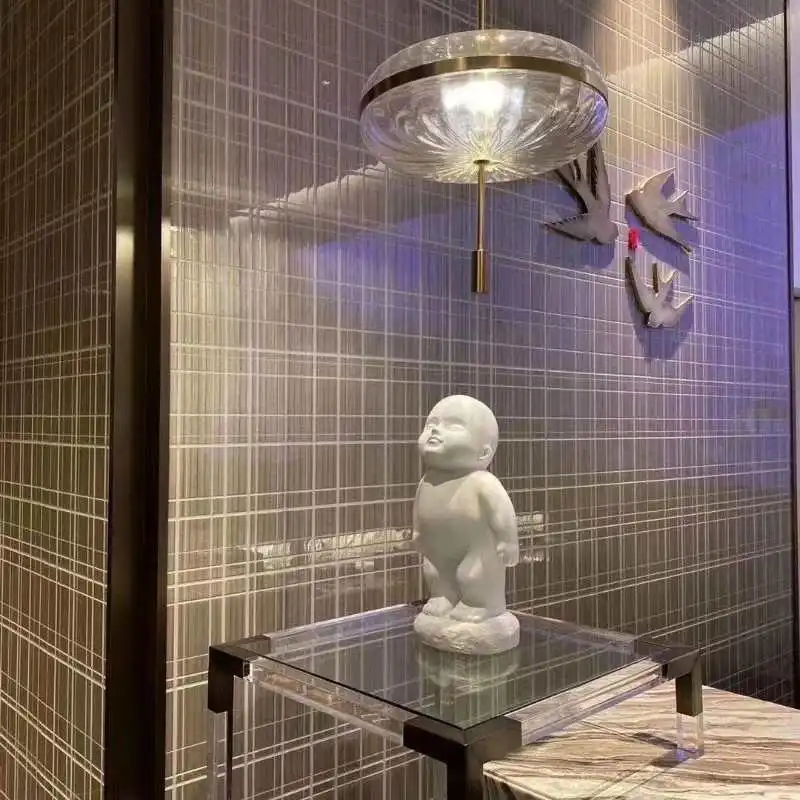 luxury surface glossy resin panel for wall decoration