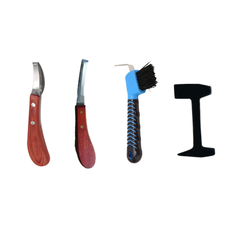 Wholesale Horse Hoof Trimmer Tool Kit Horseshoe Pliers Nipper With Hammer Hoof Cutter Knife Set for Horses