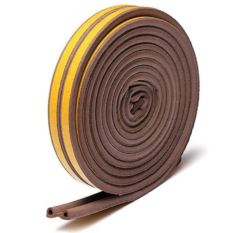 Self adhesive P shape EPDM rubber seal tape