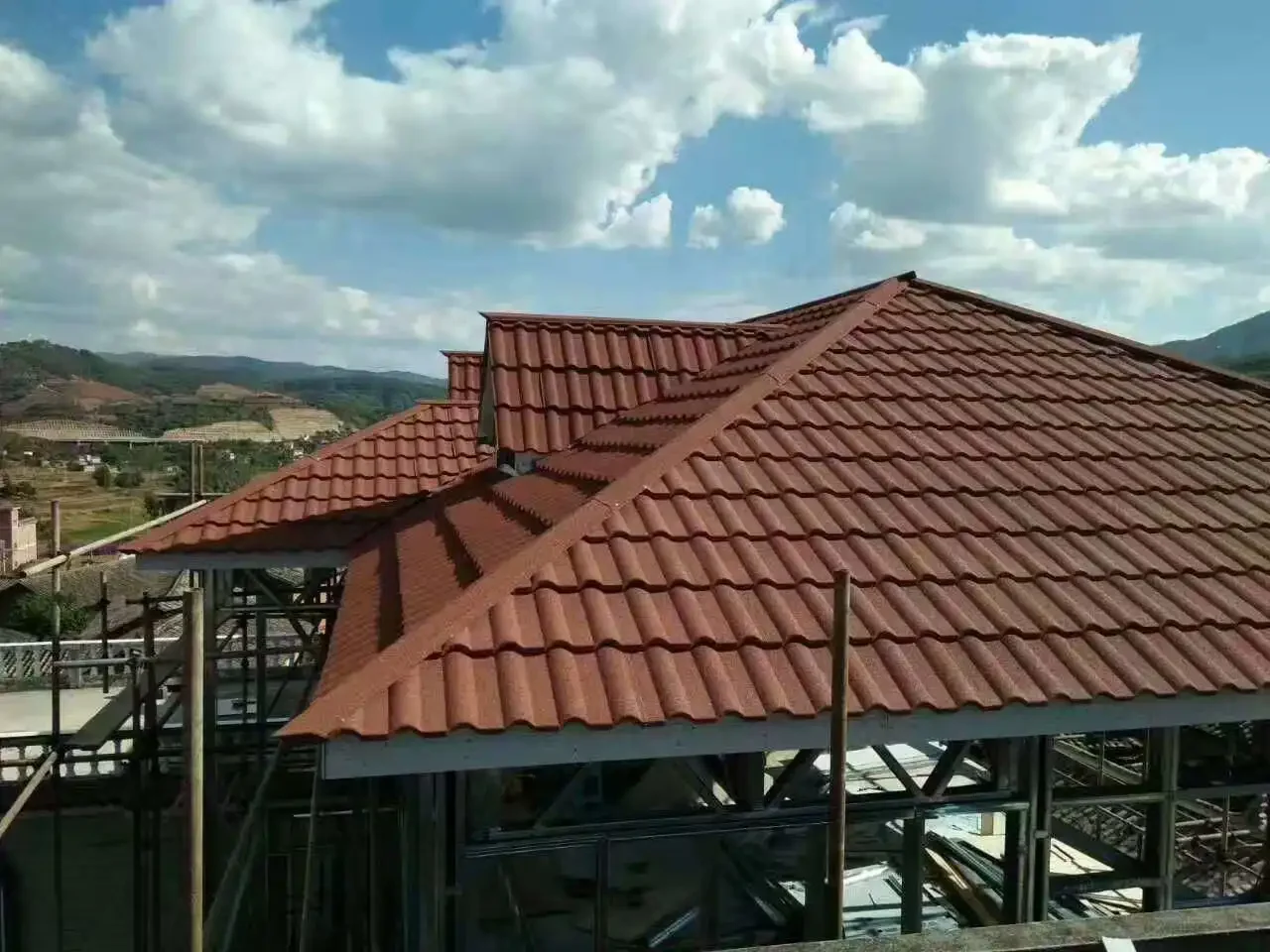 beautiful roofing metal tiles shingle roof tiles roofing tiles for oman