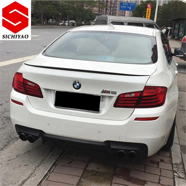 For BMW F10 F18 spoiler style M 2011-2017 5 series ABS Material Car Rear Wing unpaint no Primer Color