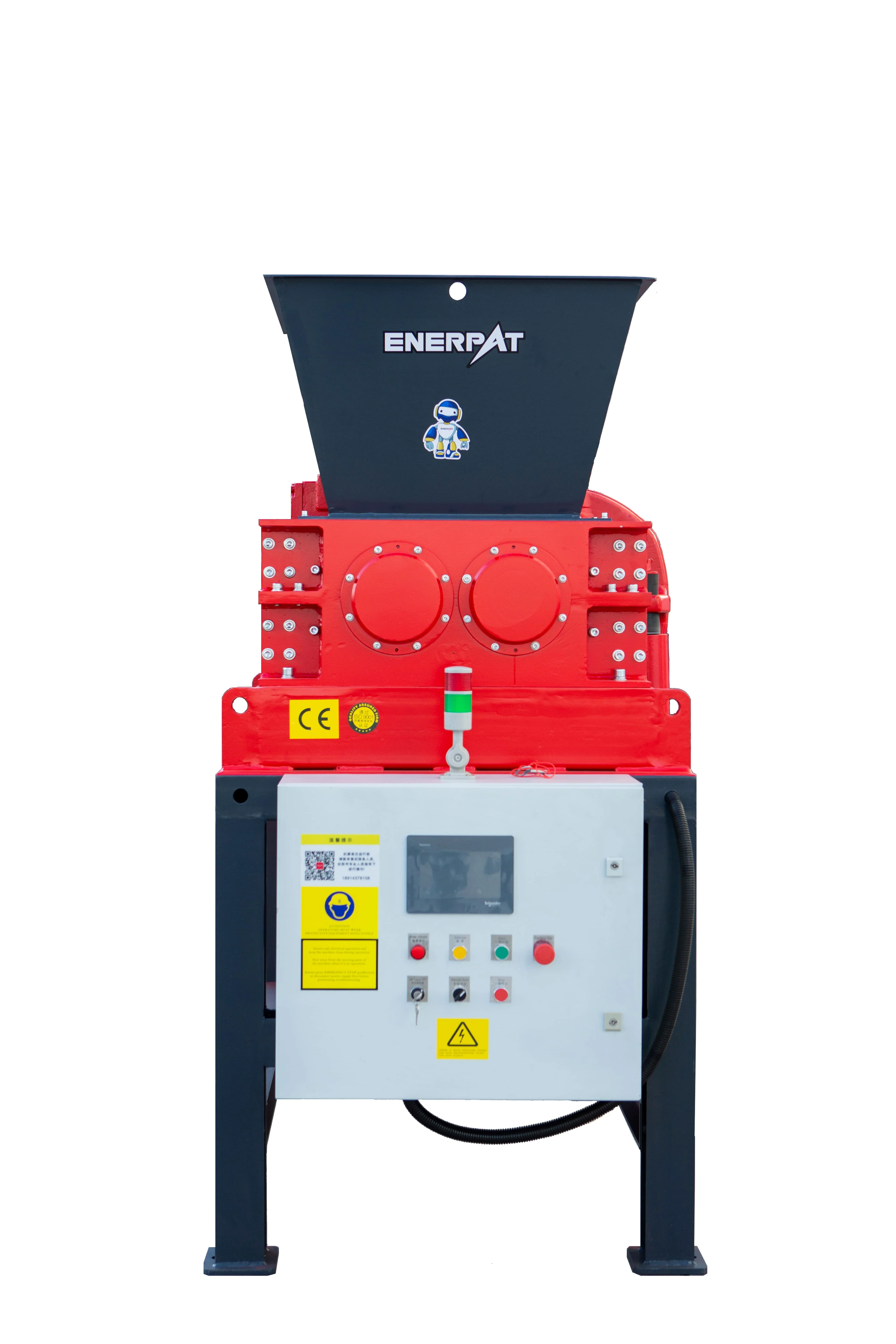 scrap metal waste plastic shredder machine crusher