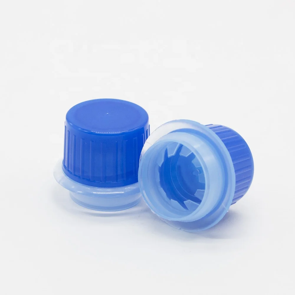 Custom 24mm plastic closures screw caps for chemical grade oil tin cans