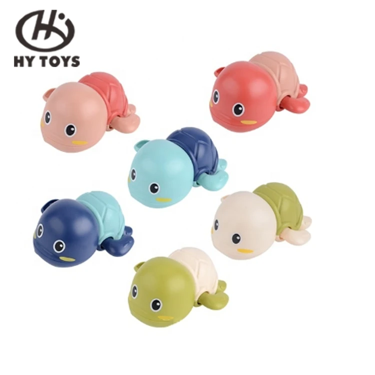 Hot Sale Cute Baby Shower Play Toy Cartoon Small Turtle Clockwork Toy Children Bathroom Toys