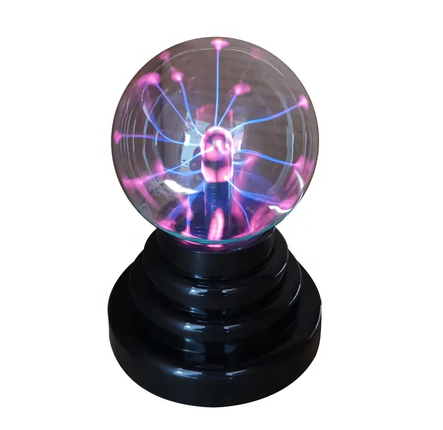 Plasma ball lamp electrostatic touch sensitive ion magic lamp      3inch Plasma ball