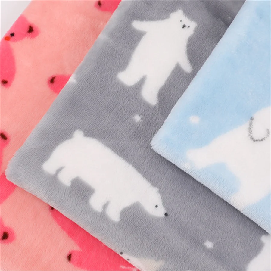 Роскошное Фланелевое Флисовое одеяло 100% полиэстер, Коралловая флисовая плюшевая ткань