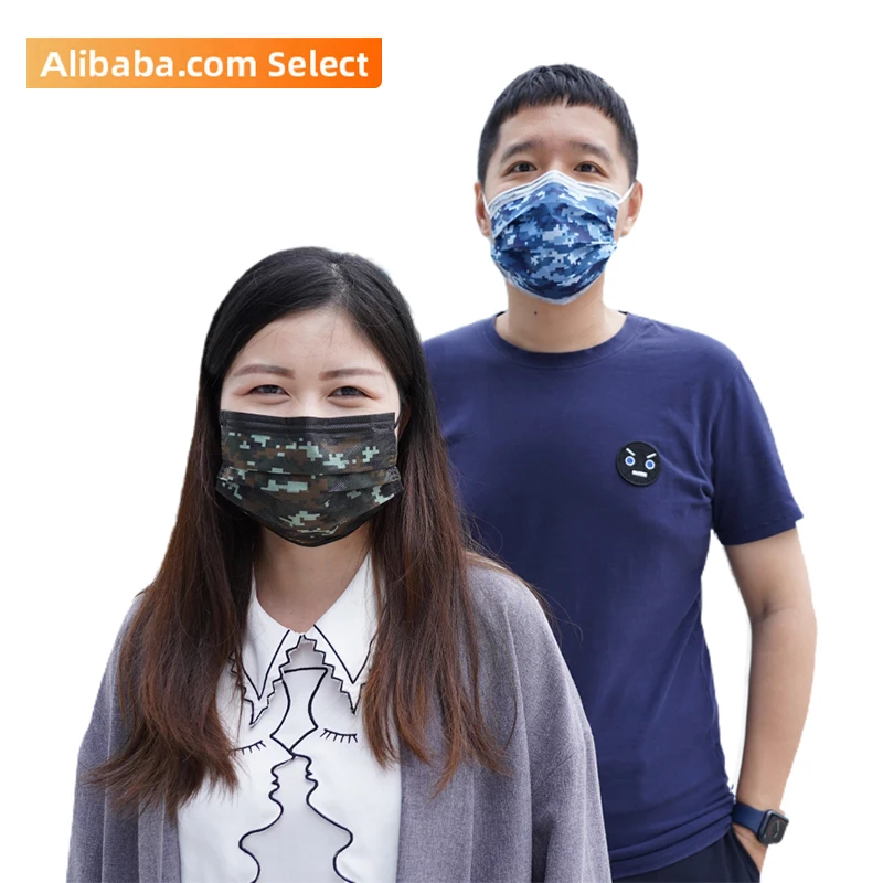 Camouflage masks fashion protective masks disposable mask