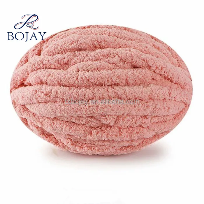  Wholesale Fancy Giant Thick Crochet Yarn For Hand Knitting Blanket Pillow 100% Polyester Super Chunky