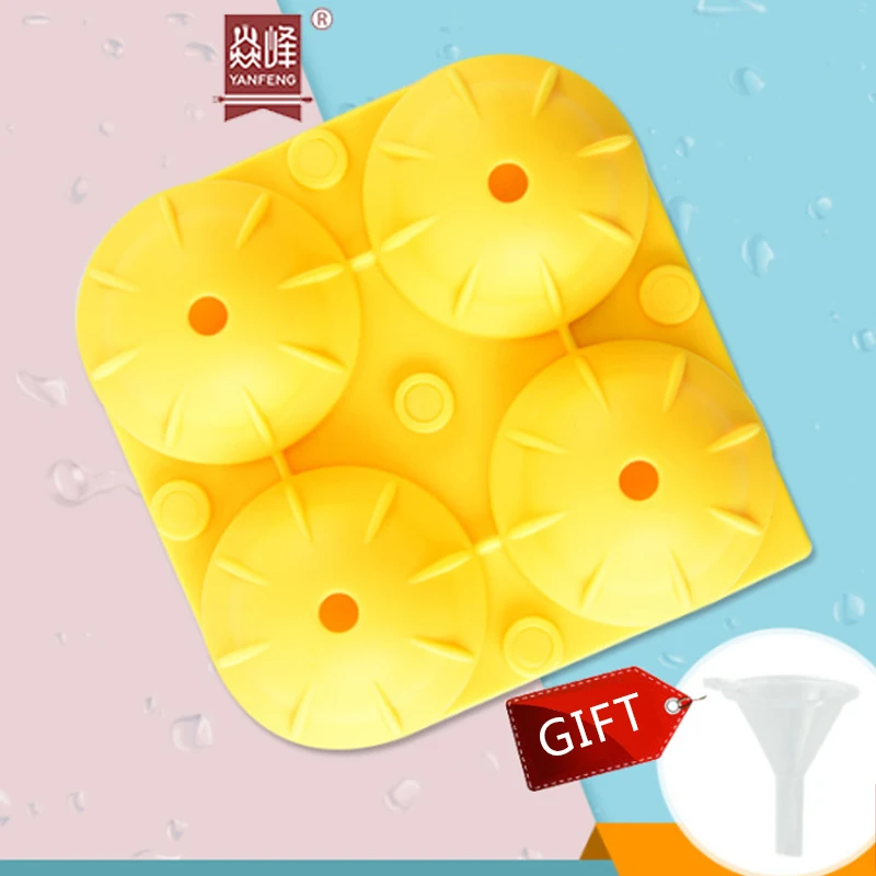 Silicone Ice Cube Tray Food Grade Reusable Elastic Model Used For Making Cake Cream Ice Cubes Freeze Mould Mold