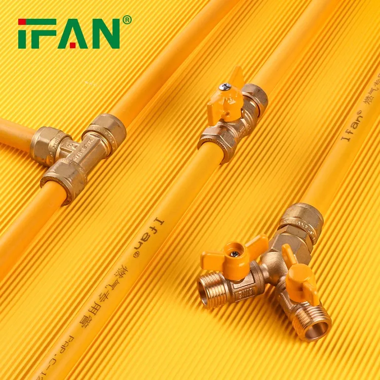 IFAN PEX Gas Plumbing Materials Tube Yellow 100 200 Meters Per Roll Plastic Aluminium Composite PEX Pipe