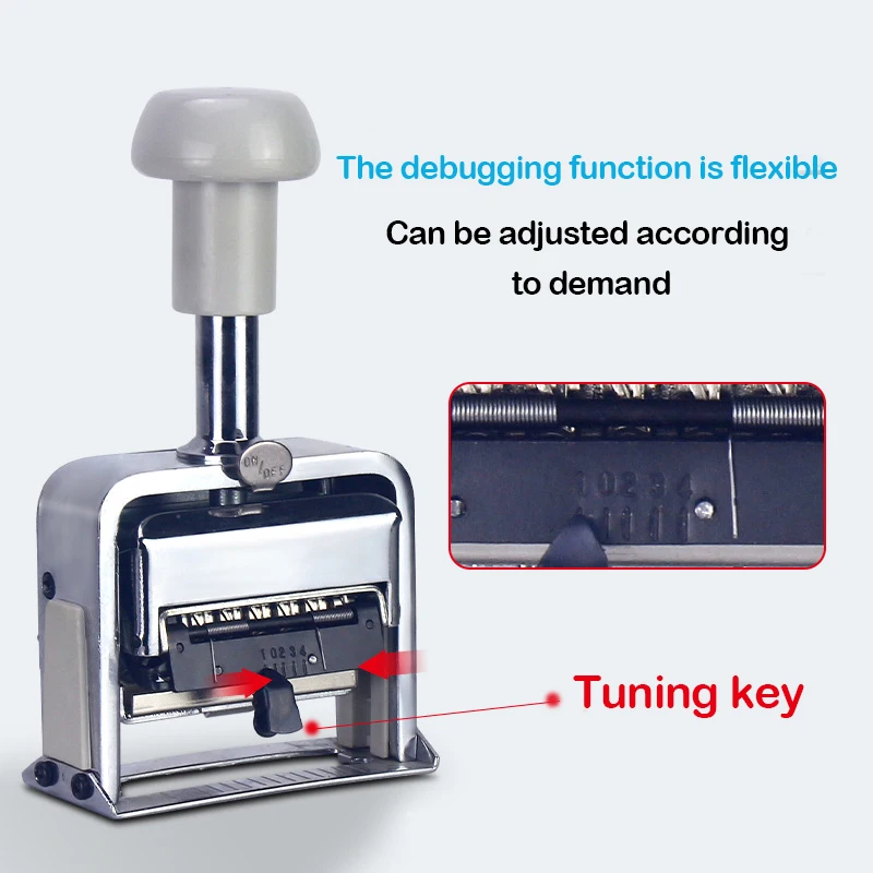 New-YC Large Font 4-Digit Carton Office & School Self-inking Date Automatic Numbering Machine
