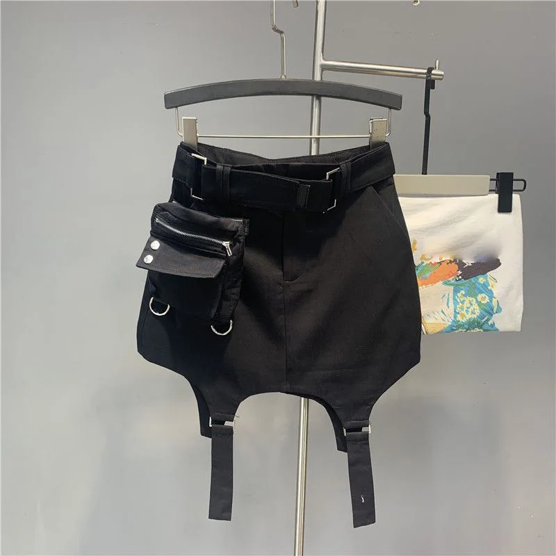 Wholesale 2024 solid big girls orange mini skirt for children