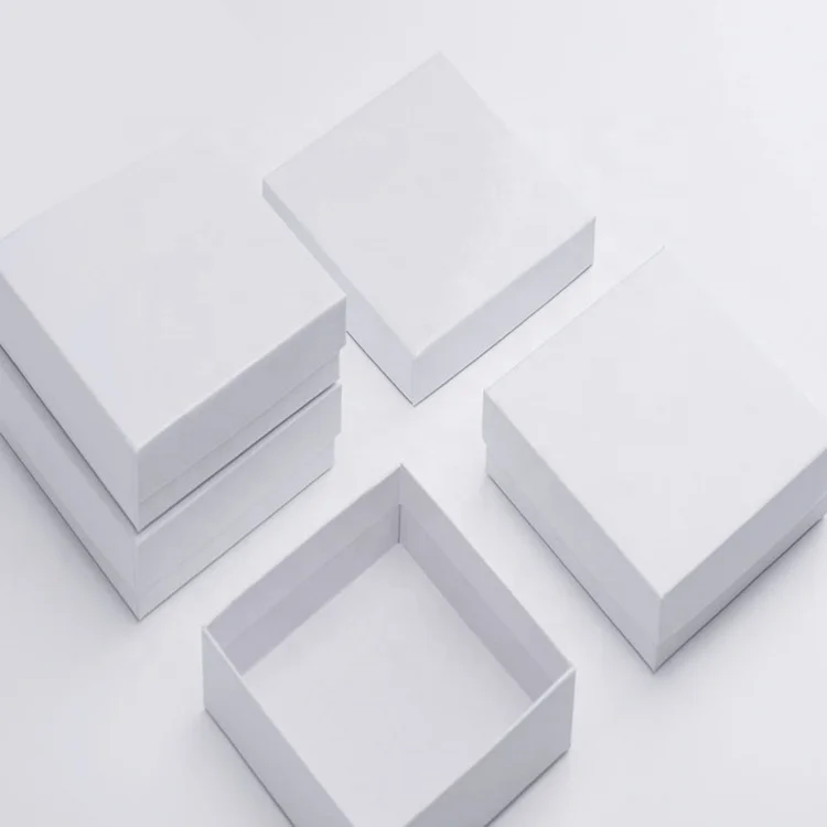 Оптовая продажа изготовленные на заказ толстые картонные коробки для ювелирных изделий подарочная упаковка подарочный футляр ожерелья браслета с хлопковым наполнителем и