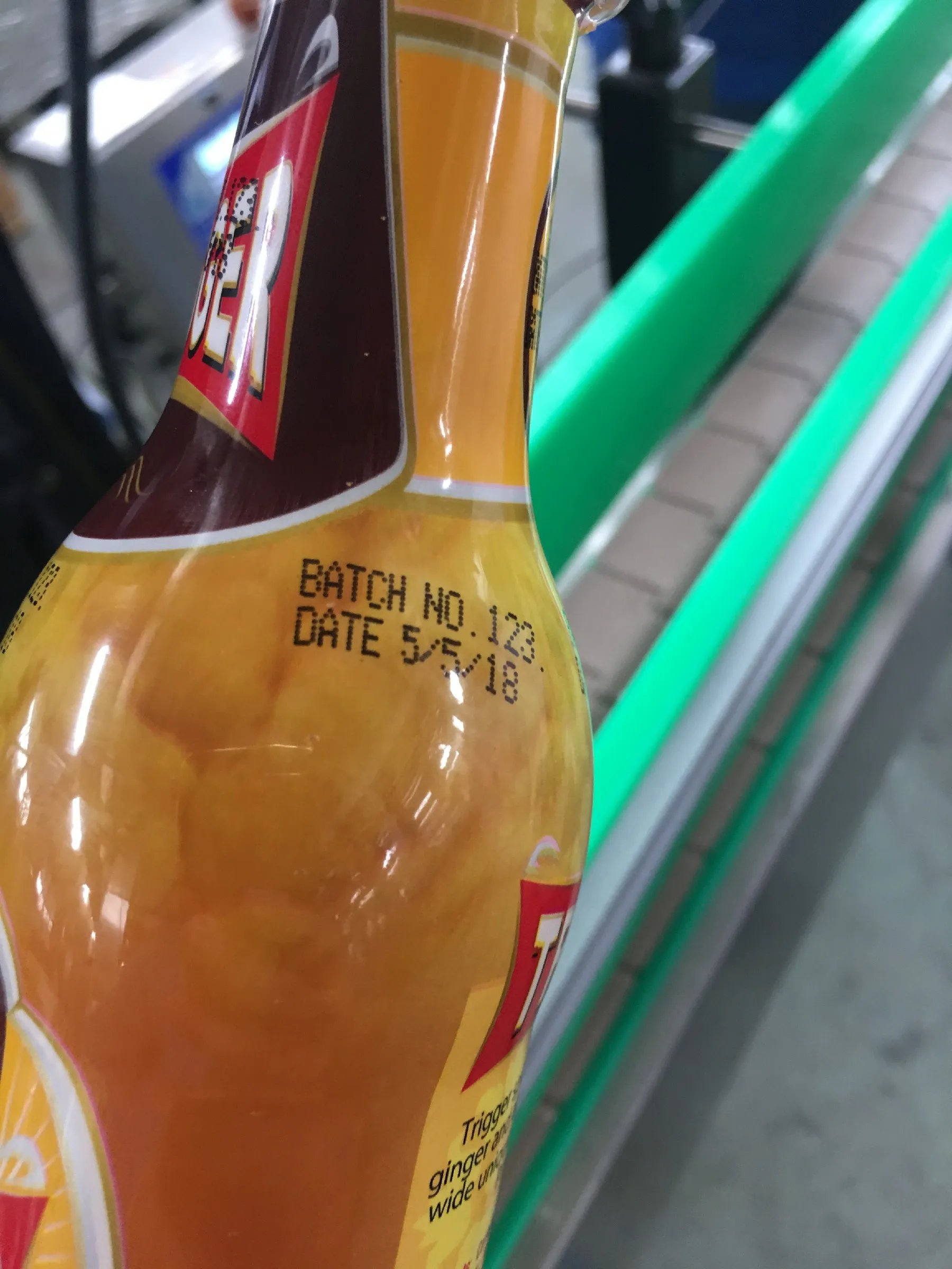 inkjet label batch code printer for beverage filling line