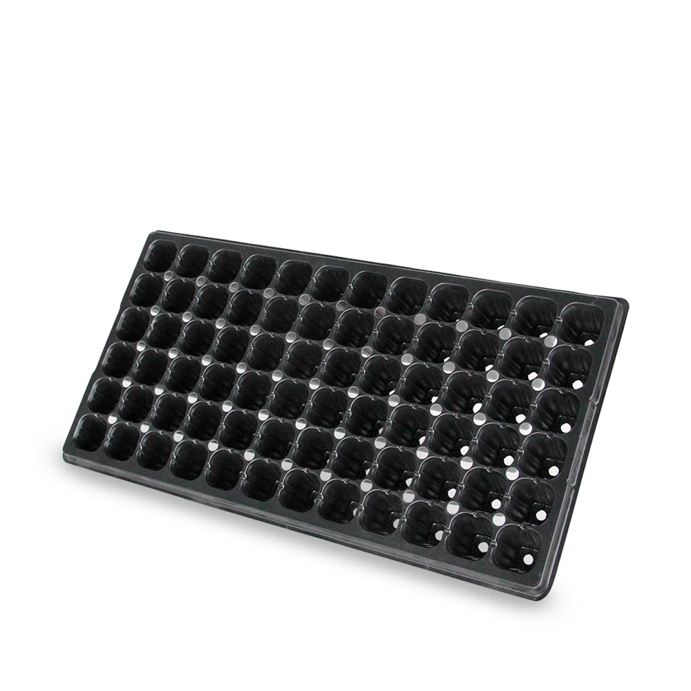 72 Holes Cells Hydroponic Tray Seed Germination Growth Plastic Seedling Tray Planting Germination Tray