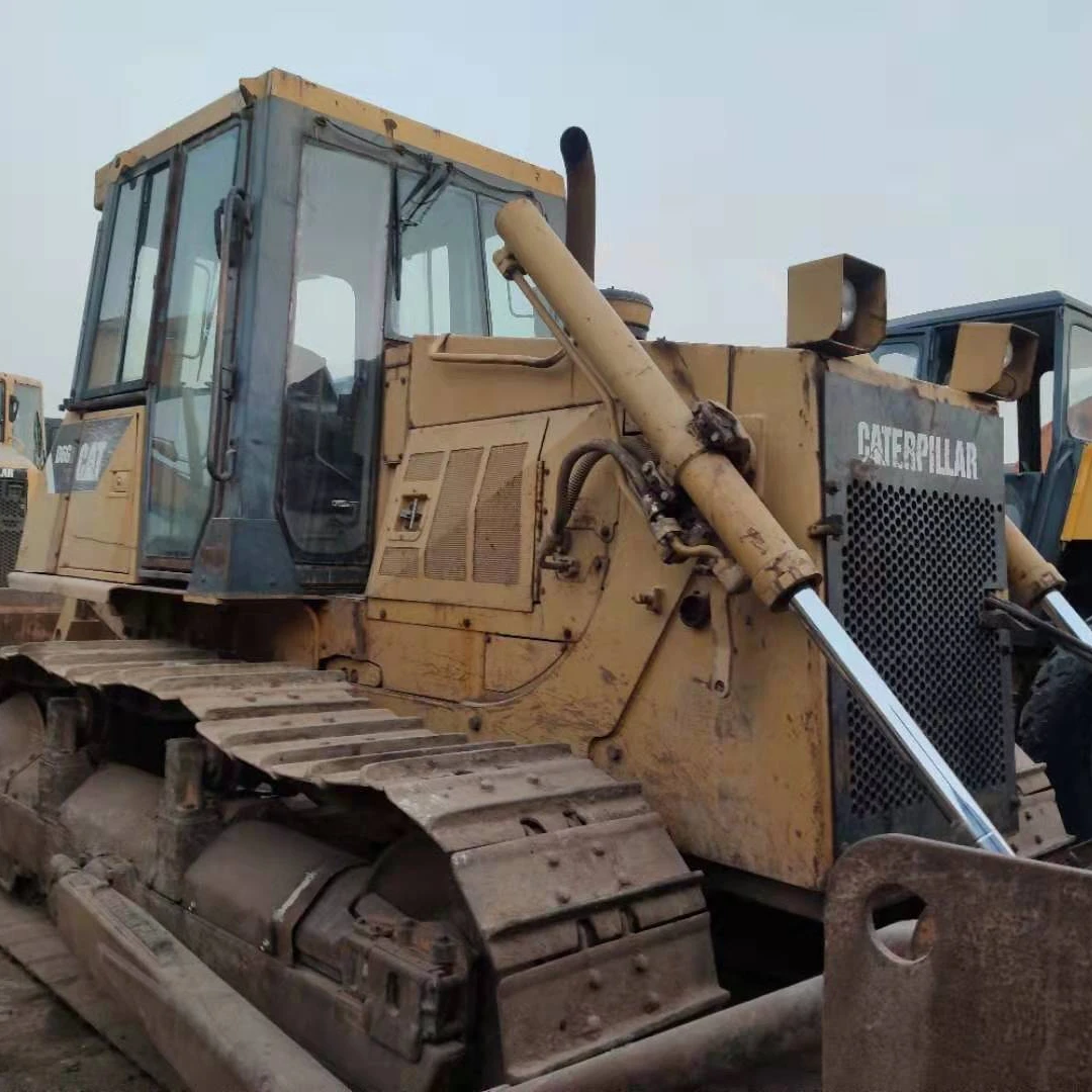 Прочный Подержанный оригинальный бульдозер Cat D6G из Японии во дворе для