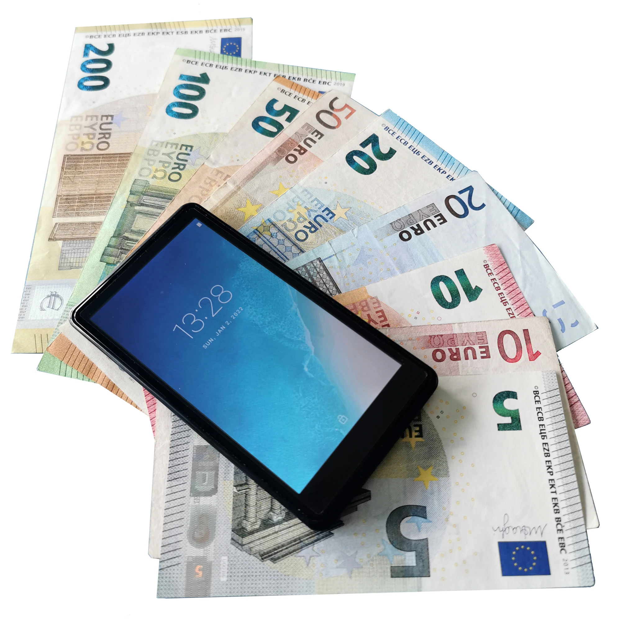 Портативная инфракрасная камера с сенсорным экраном 4 дюйма, детектор денег с картой памяти 8 Гб, детектор поддельных заметок