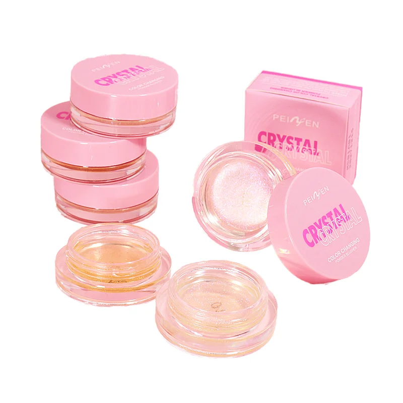 Private Label Wholesale Makeup Crystal Blush Cream Long Lasting Waterproof Moisturizing PH Color Changing Jelly Blush Powder