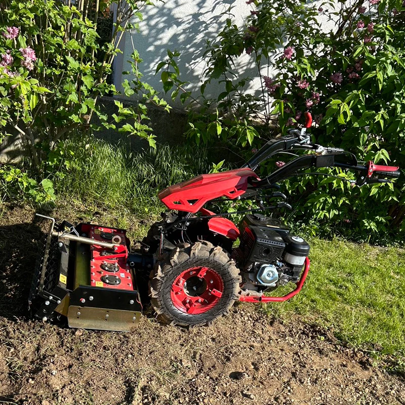 China supplier walking behind tractor reversible offset handles enable use of sickle bar, flail mower, rotary hoes etc.