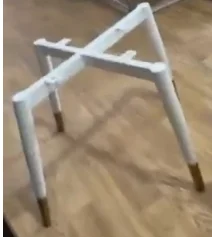 Luxury Golden chair frame stainless steel metal leg SS201 SS304 chair parts