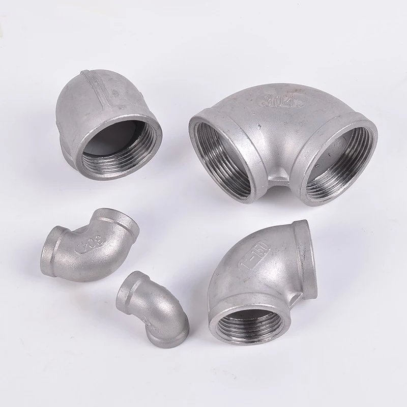 SS304/SS316L промышленный устойчивый к коррозии короткий радиус NPT винт с равным изгибом для нефти и газа