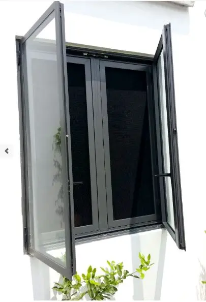 Swing Windows Door With Premium Security Solution Mesh & Aluminium Sash Customize
